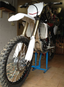 SM53 appena arrivata a casa, versione Cross.