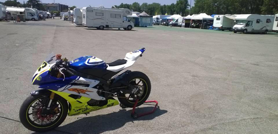 Paddock Imola - Yamaha R6